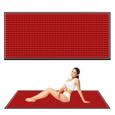 180*80cm Large Red Light Therapy Mat,1280 LEDs 660nm+850nm Infrared Light Therapy for Body Back Waist Shoulder Knee Joint Pain Relief,improved Sleep